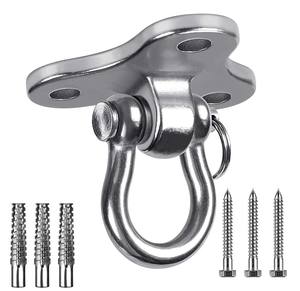 <span class=keywords><strong>Kit</strong></span> <span class=keywords><strong>de</strong></span> suspension robuste en acier inoxydable <span class=keywords><strong>pour</strong></span> <span class=keywords><strong>hamac</strong></span>, balançoire, sac <span class=keywords><strong>de</strong></span> frappe et yoga, avec crochet <span class=keywords><strong>de</strong></span> plafond - Product Image 1