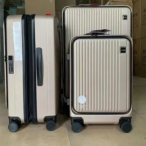 Klaar Om Te Verzenden Opvouwbare Bagage Sets Voor Open Tsa Slot Groothandel Hoge Kwaliteit Suitcas Lange Reis Pull Bar Box