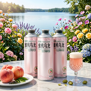 [ร้านค้าอย่างเป็นทางการ]คิงสตาร์ พีชอูหลง ไชนีส คราฟต์ เอล บีร์ ขวด 1 ลิตร*6 ขายจากโรงงาน รสชาติสดชื่น คู่หูที่ดีที่สุดสำหรับบาร์บีคิว - Product Image 5