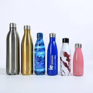 Custom Printed Portable Vacuum Thermos Cup Flavour Water Bottle For Kids School