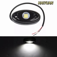 Luz LED para Coche HAIYUAN, 2 Pulgadas, 9W, Color Blanco Puro, Azul, Ámbar, Luz LED para Debajo del Coche, Universal