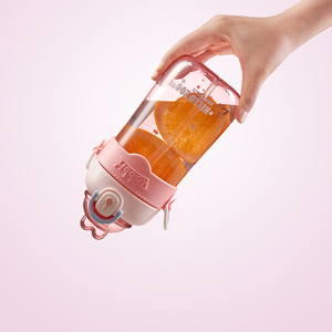 Yiben, superventas, botella de agua de plástico colorida <span class=keywords><strong>para</strong></span> niños, tipo pajita, botella de agua <span class=keywords><strong>para</strong></span> niños de regreso a la escuela - Product Image 3