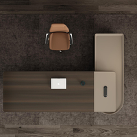 Bureau de direction série Yuchi YC-01, mobilier de bureau moderne, OEM/ODM, dimensions, couleur et logo personnalisables