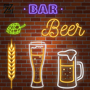 Cá nhân thay đổi độ sáng LED RGB đèn neon dấu hiệu cho tường trang trí phòng ngủ đá<span class=keywords><strong>m</strong></span> cưới sinh nhật thanh logo công ty Tên - Product Image 6