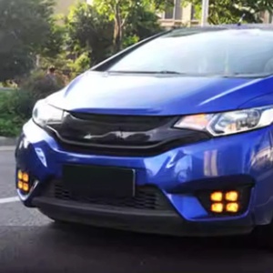 Feux de jour LED TYPY pour Honda Jazz Fit, feux de jour, feux de signalisation jaunes étanches, feux de conduite, 2014-2016 - Product Image 6