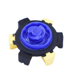 Tacos de Golf de TPU Tri-Lok con Rotación, Forro de Malla Transpirable, Parte Superior de Cuero, Suela de Goma, para Verano e Invierno, Amarillo y Rojo, Venta al Por Mayor de Fábrica - Product Image 5