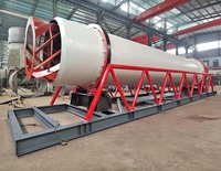 Sécheur rotatif à tambour haute capacité 10-100T/H pour minéraux, sable et biomasse avec plaques de levage personnalisables