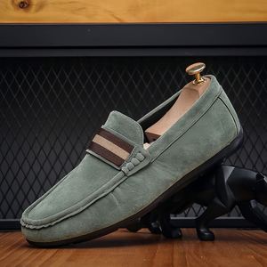 Mocasines Casuales de Moda para Hombre, Zapatos Planos de PU con Diseño de una Sola Pieza, Impermeables, Tallas Grandes para Otoño - Product Image 5