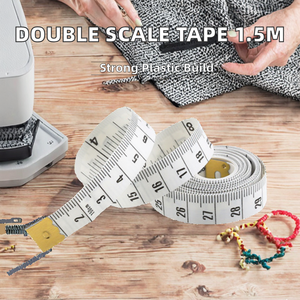 Tailor Tape Body Measuring Tape 1.5M Metric Double side print Polypropylene Blade Plastic Shell <b>Sewing</b> Hook end - Product Image 2