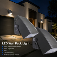 Luminaire mural LED extérieur 40W 60W 100W 120W, éclairage de façade LED IP65 pour maison et villa
