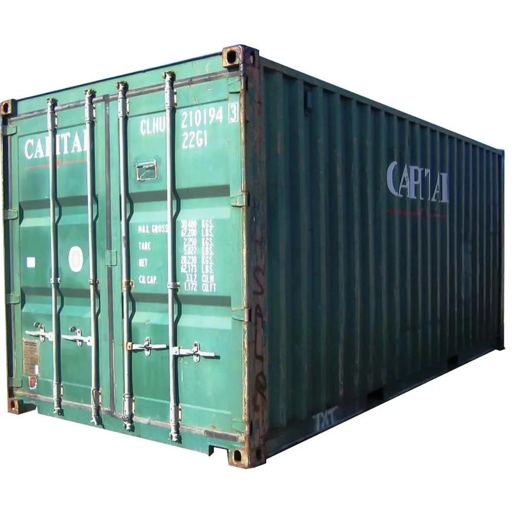 Contenedor de almacenamiento de envío prefabricado usado de 20 pies, contenedores ISO de 20 pies a la venta con puerto de Ningbo, Tianjin, Qingdao