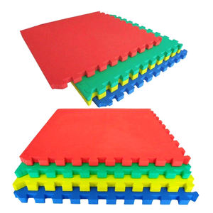 Tapis de jeu pour bébé antidérapant et rembourré, jouets éducatifs pour enfants, puzzle, haute élasticité, protection contre les chutes, 18 formes géométriques <span class=keywords><strong>mathématiques</strong></span> - Product Image 2