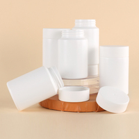 Pot en plastique HDPE blanc personnalisable de 10 ml/100 ml avec bouchons à vis, capacités 10 ml 250 ml, options de matériaux