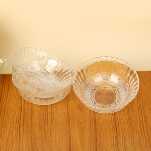 Juego de 6 tazones de vidrio Fa Qiang, plato de cristal transparente para servir frutas y aperitivos - Product Image 3
