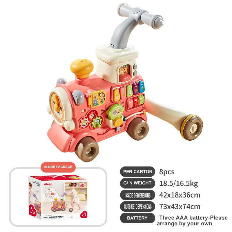 Toddler Train 3 in 1 (Pink) Battery Version
