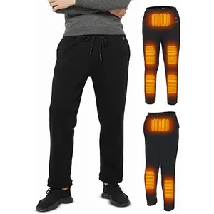 Pantalones térmicos para hombre y mujer, con zona de calefacción, USB 8, mejora el intercambio, Reduce la rigidez muscular, para exteriores e Invierno