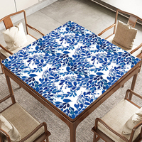 Nouveau Tapis de Table Carré Chinois Épais, Silencieux, Anti-Brûlure et Anti-Poussière pour Mahjong, Guandan, Poker, Table de Mahjong et Jeux Domestiques
