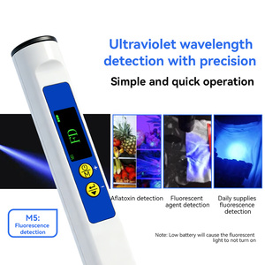 Stylo testeur d'eau d'aquarium 5 en 1 TDS, thermomètre numérique, hygromètre, minuteur de cuisine, détecteur d'agents fluorescents alimentaires - Product Image 4