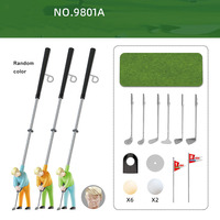 Cadeaux créatifs Ensemble de mini clubs de golf pour enfants Sports d'intérieur Loisirs Jeux interactifs pour parents et enfants Jouets pour enfants