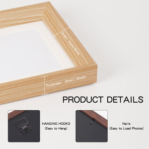 Wholesale 11*17 <strong>Wood</strong> <strong>Picture</strong> <strong>Frame</strong>, 12*18 Inches MDF Photo <strong>Picture</strong> <strong>Frame</strong> Tabletop or Wall Display Horizontally or Vertically - Product Image 3