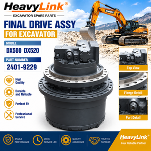 Ensemble de transmission finale pour excavatrice, boîte de vitesses de translation, pièce de rechange pour Doosan DX500 DX520 2401-9229 - Product Image 3