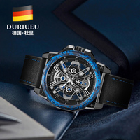 Montre mécanique automatique pour homme, verre saphir, résistance à l'eau 5 ATM, boîtier en carbone haute technologie, aiguilles creuses, confort optimal