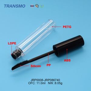 Tube de sérum et de mascara pour cils, personnalisé or, 10 ml, vide, pour la croissance des cils, avec brosse en silicone, mascara transparent - Product Image 3