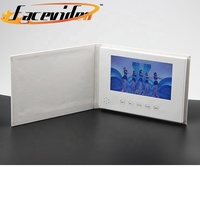 Nouvelle Tendance : Carte de Vœux Musicale Personnalisée en Papier Haute Résolution, Brochure Vidéo LCD en Gros, Livre Brodé Fait Main