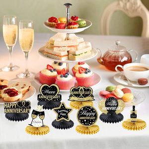 Decorazioni per Anniversario <span class=keywords><strong>di</strong></span> Matrimonio, Centrotavola a Nido d'Ape, Accessori per Feste a Tema Anniversario - Product Image 2