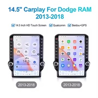 Autoradio multimédia NaviHua avec écran Tesla 14,5 pouces, Android, GPS, Carplay, stéréo pour Dodge Ram 2013-2018
