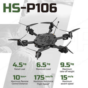 HS Airforce HS P106 Kit de Dron de carreras de 10 pulgadas Fibra de carbono DIY UAV Juego completo Dron de carga útil con cámara FPV Accesorios - Product Image 3