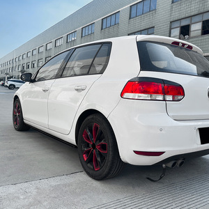 Volkswagen Side Skirt Piano Black Carbon Fiber Texture 2008-2012 ABS Material 3m Tape Installation - Product Image 2