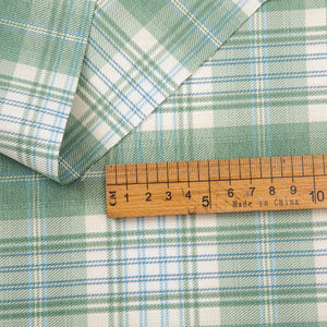 Tissu en microfibre à carreaux de style écossais double face teint en fil pour jupe d'uniforme scolaire Matériau plissé en polyester - Product Image 4