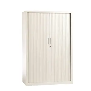 Tambour Sliding Door cupboard 2 Roll Door filing Storage Cabinets