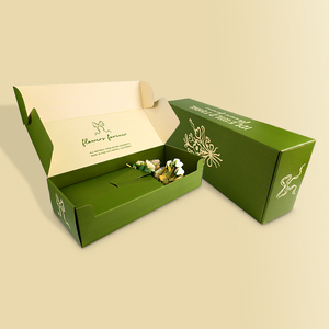 Custom Logo Luxury Corrugated Gift Paper Mailer <strong>Box</strong> for <strong>Flower</strong> Packaging - Product Image 2