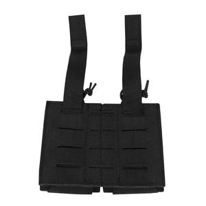 Pochette utilitaire en polyester noire amovible et détachable pour gilet tactique Artex, porte-chargeur, équipement de défense personnel - Product Image 4