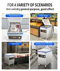 Machine d'emballage sous vide automatique DZ-380 pour viande, poulet, fruits de mer, poisson, riz, briques – Grande capacité - Product Image 4