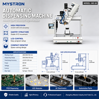 Robot de distribution de bureau Mystron, automatisé, à portique, haute précision XYZ, contrôle LCD, moteur à roulement, 300x300x100mm, 400mm/s