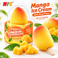 Nouveau Viral Ice Cream Snack Propitious Mangue Fruit Chocolat Croustillant Crème Glacée Snack