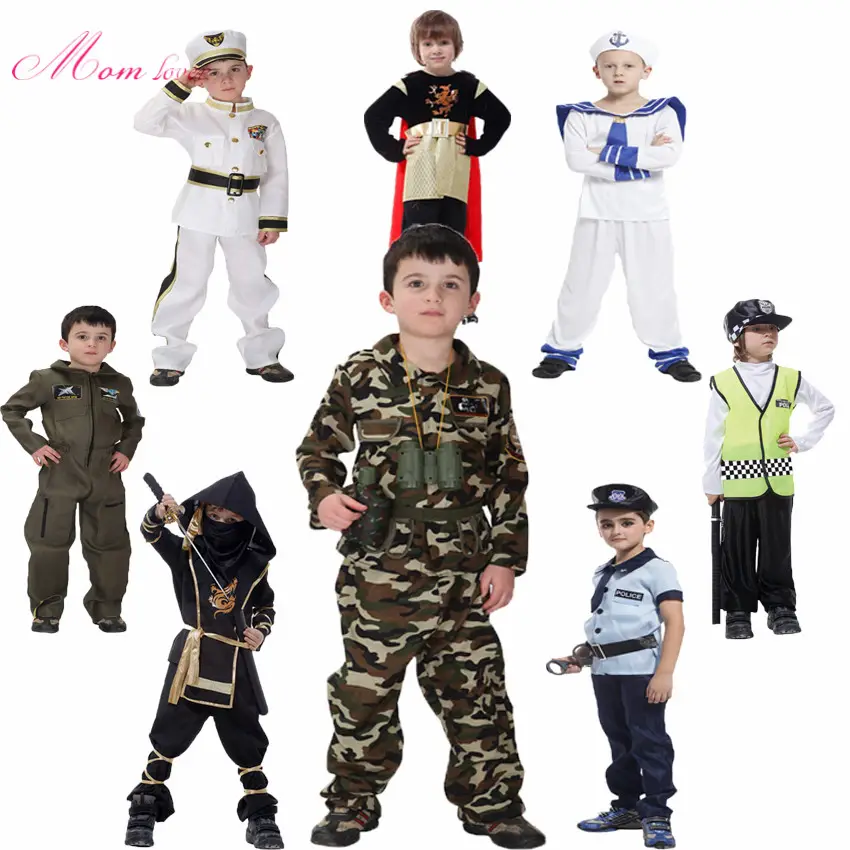 Halloween Astronaut Costume Party Astronaut Uniform Carnival Career Dress Up Parents-children Set Cosplay Costume