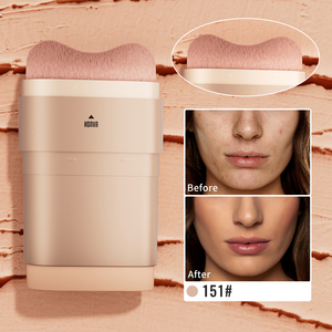 Stick correcteur couvrant avec pinceau, maquillage naturel, fini mat, waterproof, longue tenue, pour tous types de peau - Product Image 4