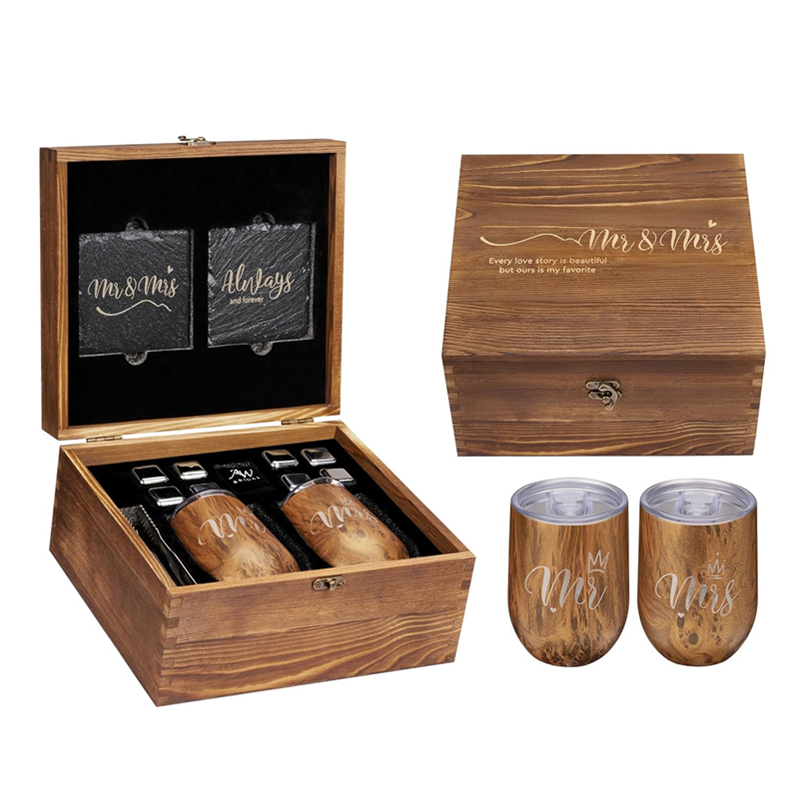 Gold Stamping Wedding Gift Box Set