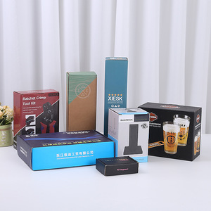 Boîte d'emballage magnétique pour extension <span class=keywords><strong>de</strong></span> cheveux perruque cadeau en papier carton <span class=keywords><strong>de</strong></span> qualité supérieure avec logo personnalisé noir vente en gros - Product Image 3