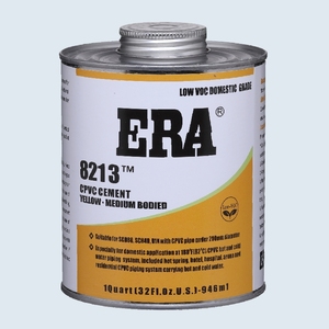 Adhesivo/<span class=keywords><strong>Cemento</strong></span> de Poliuretano <span class=keywords><strong>CPVC</strong></span> 8213 NSF <span class=keywords><strong>Amarillo</strong></span> de la Marca ERA <span class=keywords><strong>para</strong></span> Accesorios de Construcción y Transporte - Product Image 1