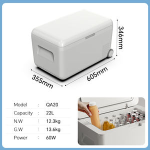 QA20 alpicool <span class=keywords><strong>12v</strong></span> 24V réfrigérateur portable DC compresseur réfrigérateur pour voiture camion extérieur voiture électrique refroidisseur réfrigérateur congélateur - Product Image 3