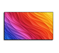 Écran de projection XYscreens 100 pouces pour home cinéma, salon, 4K 3D HD TV avec cadre fixe en aluminium fin, écran de projection UST avec ALR PET Crystal