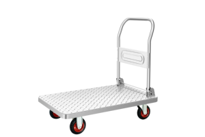 Carrito de hierro, camiones de plataforma con valla, camión de mano plegable, carro de plataforma portátil, carro plegable con alambre de malla - Product Image 4