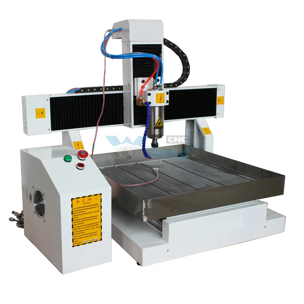 Save Space Portable Metal Mold Engraving Machine Small CNC Router 6060 1.5KW 2.2KW Water Cooling Spindle Metal CNC Router Kit