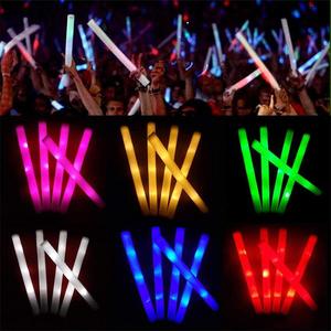 Bastoncini Luminosi in Schiuma LED, Bacchette Fluorescenti per Feste, Tubi Lampeggianti per Concerti - Product Image 2