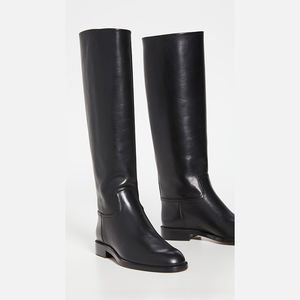 Artı boyutu diz yüksek çizmeler kadınlar en iyi tasarım ayakkabı bayan özel moda çizmeler - Product Image 1